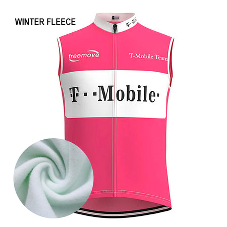 Coupe-Vent Cyclisme Sans Manches HIVER T.MOBILE