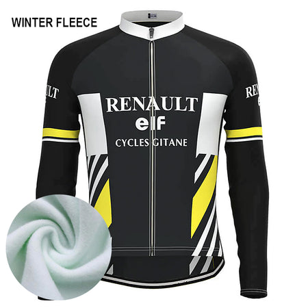 Maillot Hiver Vintage RENAULT NOIR LA VUELTA