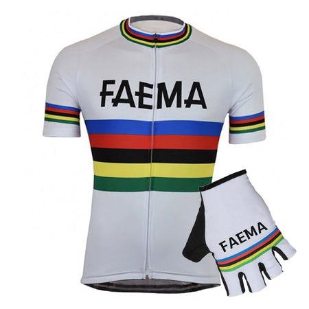 Pack Maillot + Gants CHAMPION DU MONDE FAEMA