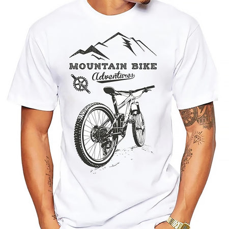 T-SHIRT VINTAGE MOUNTAIN BIKE