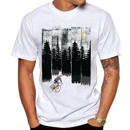 T-SHIRT MODE CYCLISTE FORET