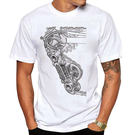 T-SHIRT VINTAGE CYCLISTE DERAILLEUR