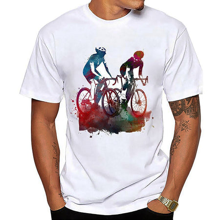 TEE-SHIRT MODE COUPLE CYCLISTE