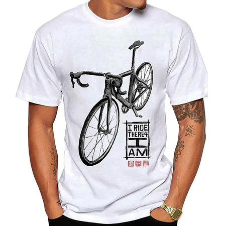 T-SHIRT VINTAGE CYCLISTE I RIDE