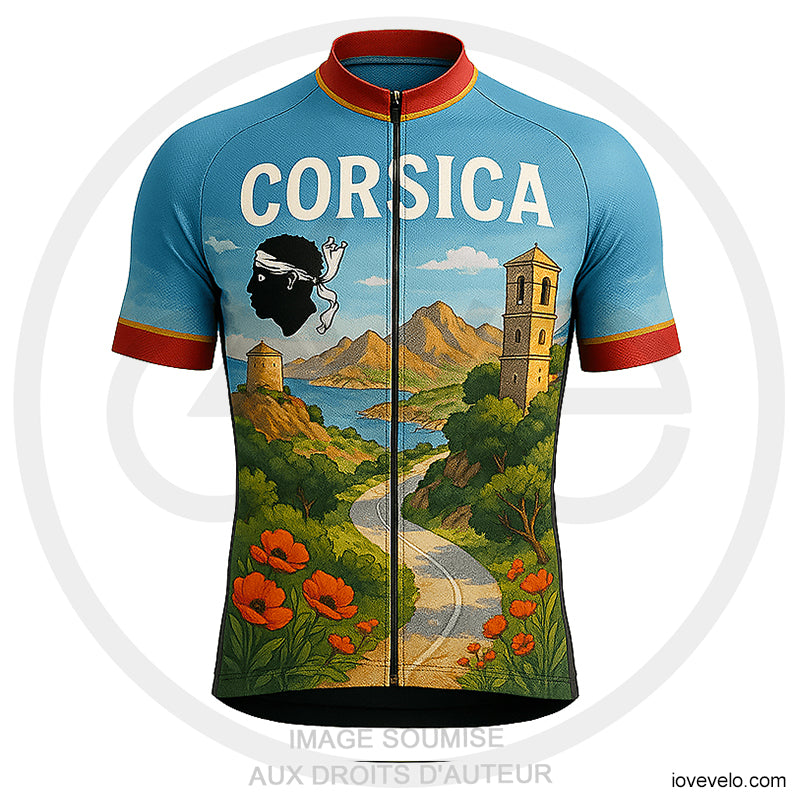 Maillot Cyclisme Design "CORSICA"