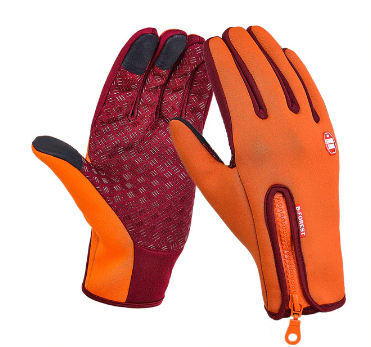 Bn-gants Velo Hiver,gants Tactile Smartphone Antidrapants Coupe