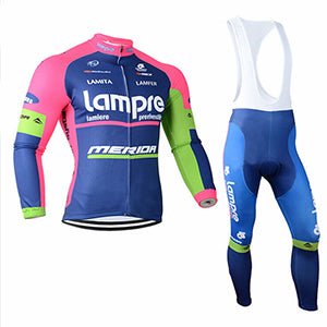 Tenue Cycliste Vintage Hiver Lampre