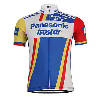 Maillot Cycliste Vintage Panasonic d'Erik Breukink