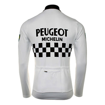 SOLDE MAILLOT HIVER PEUGEOT BP Blanc Taille L