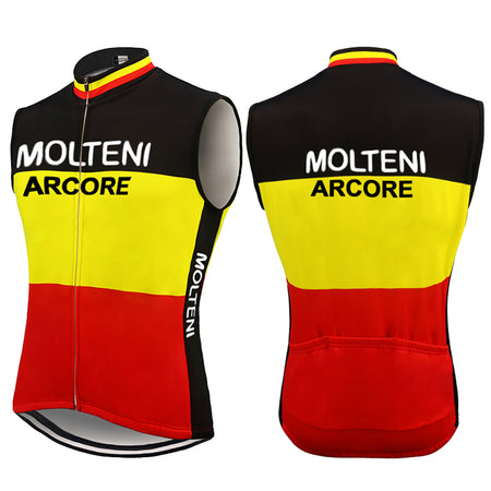 Coupe-Vent Cyclisme Sans Manches ETÉ MOLTENI CHAMPION DE BELGIQUE