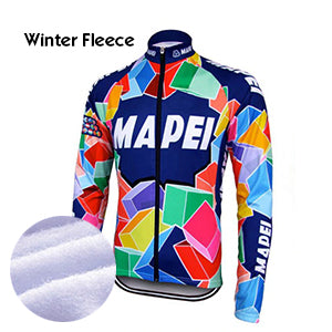 Maillot-Cycliste-VINTAGE-Hiver-MAPEI de Paolo BETTINI