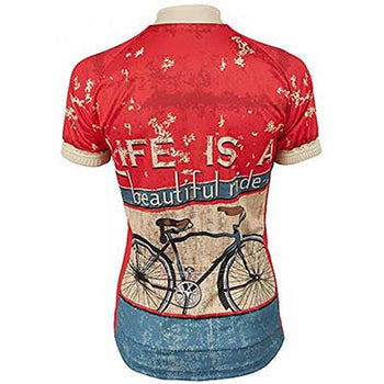 un maillot cycliste avec un design, des couleurs et un graphisme original qui attire le regard !