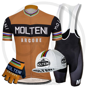 PACK ETE TENUE GANTS CASQUETTE MOLTENI