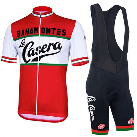 Tenue Eté Cycliste Maillot & Cuissard Vintage La Casera