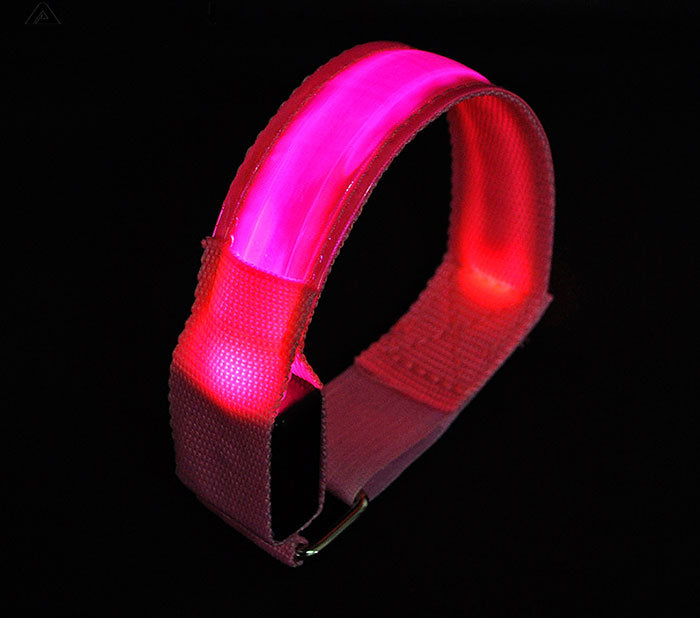 Ymiko LED Brassard, Réglable LED Éclairage Brassard Bracelets