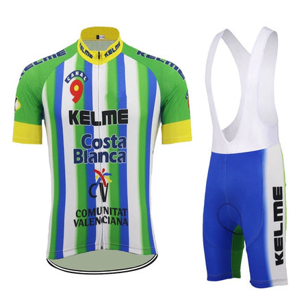 Tenue Eté Cycliste Maillot & Cuissard Vintage KELME de Fernando Escartin